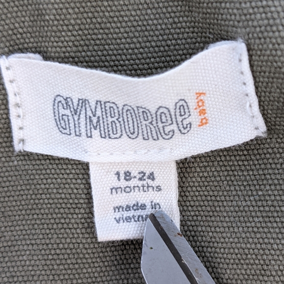 Gymboree Toddler Utility Jacket 18 to 24 months + embroidered embellishments - Picture 2 of 7